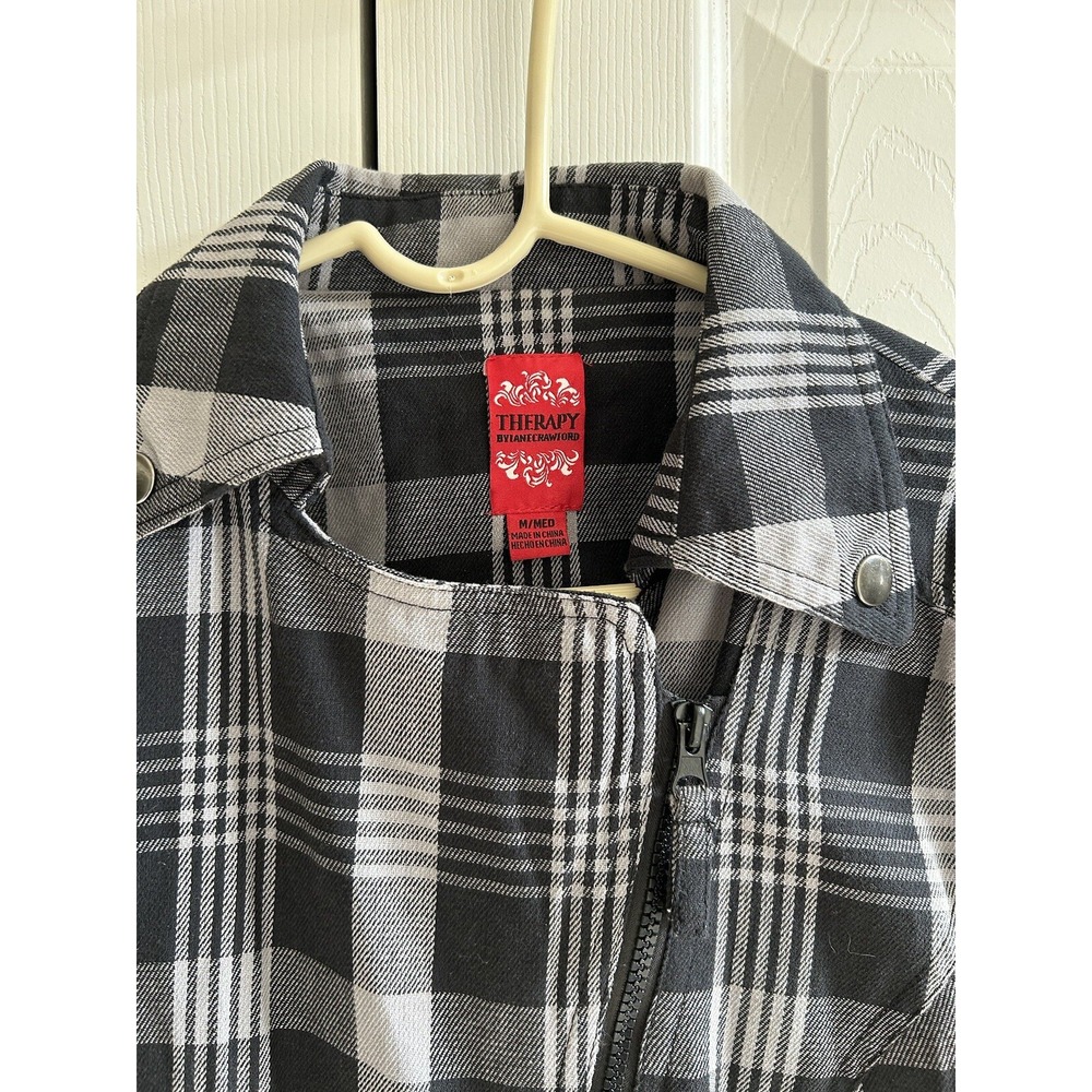 Therapy by Lane Crawford Women's Plaid Jacket Size Medium